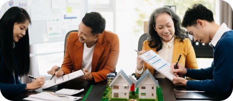 Team handling mortgage loan processing